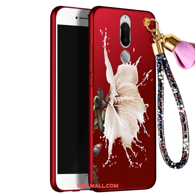 Huawei Mate 10 Lite Skal Mobil Telefon Mjuk Röd Skärmskydd Film Härdning Fodral Billigt