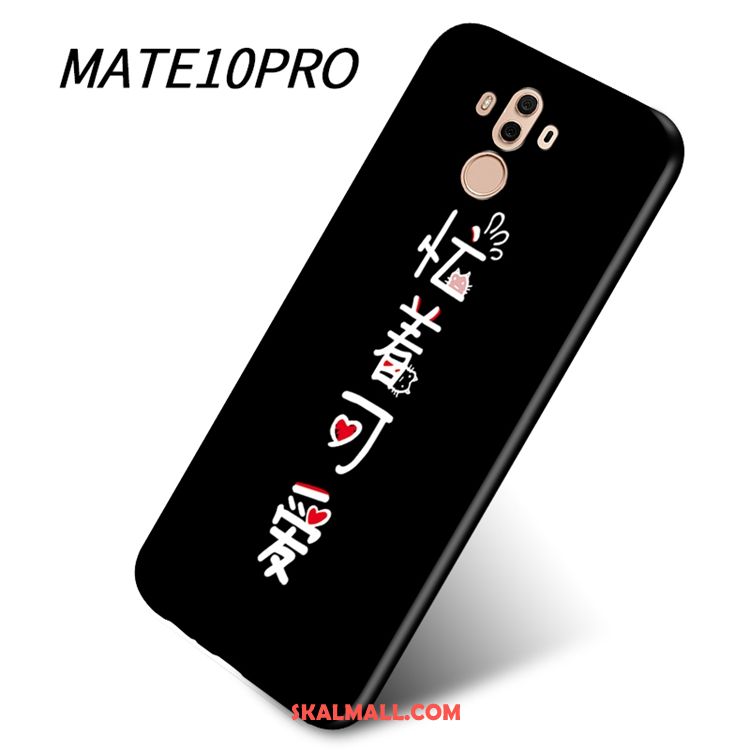 Huawei Mate 10 Pro Skal Fallskydd Nubuck Svart Mjuk Mobil Telefon Fodral Köpa