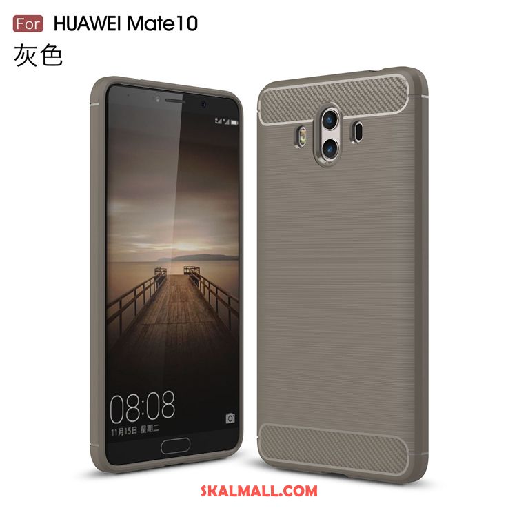 Huawei Mate 10 Skal Fallskydd Mobil Telefon Silikon Grå Online