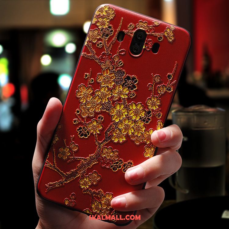 Huawei Mate 10 Skal Röd Skydd Lättnad Fallskydd Mobil Telefon Butik