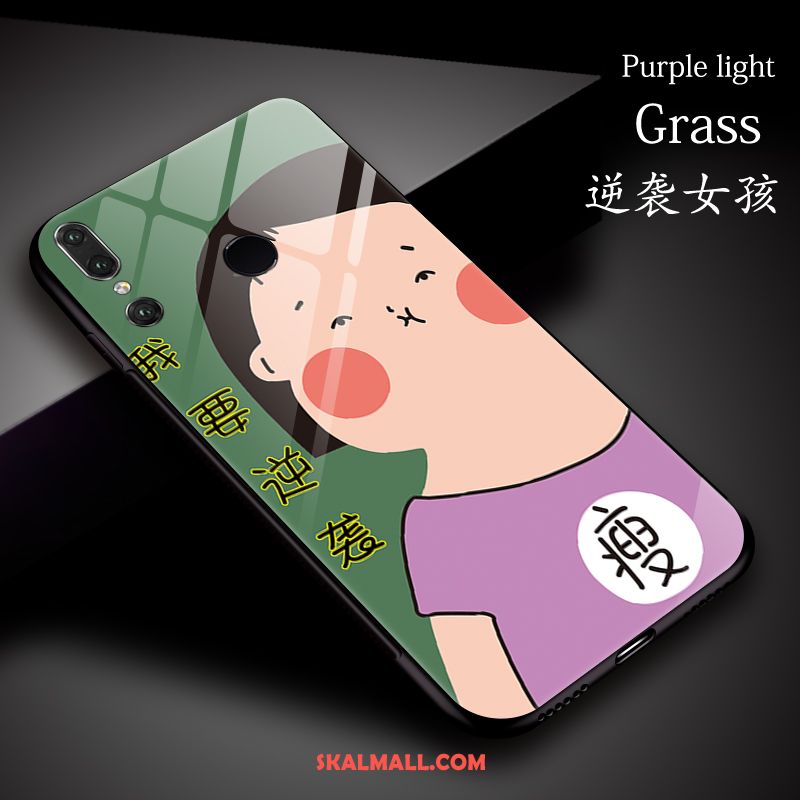Huawei Mate 20 Lite Skal Härdat Glas Skydd Mobil Telefon Kreativa Tecknat Online