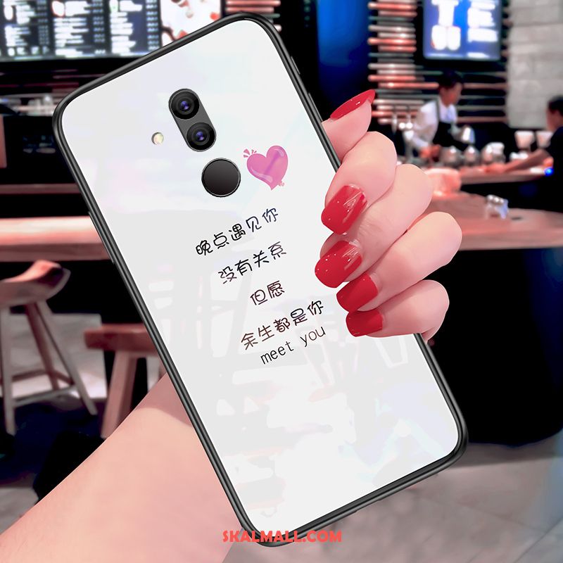 Huawei Mate 20 Lite Skal Par Glas Vit Trend Mobil Telefon Köpa