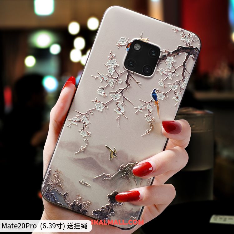 Huawei Mate 20 Pro Skal Trend Varumärke All Inclusive Mobil Telefon Skydd Nubuck Fodral Billigt