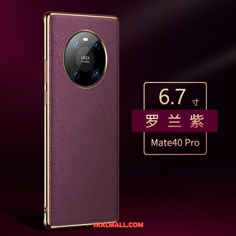 Huawei Mate 40 Pro Skal Lyxiga Purpur Högt Utbud Fallskydd All Inclusive Köpa