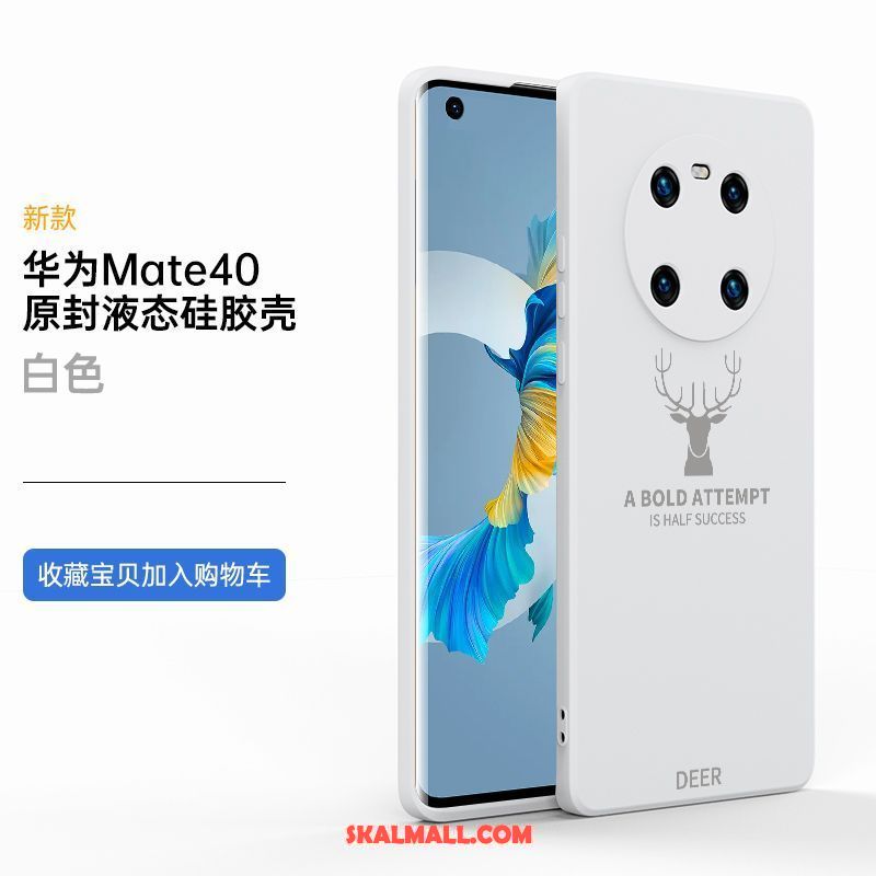 Huawei Mate 40 Skal All Inclusive Mobil Telefon Vit Ny Silikon Till Salu