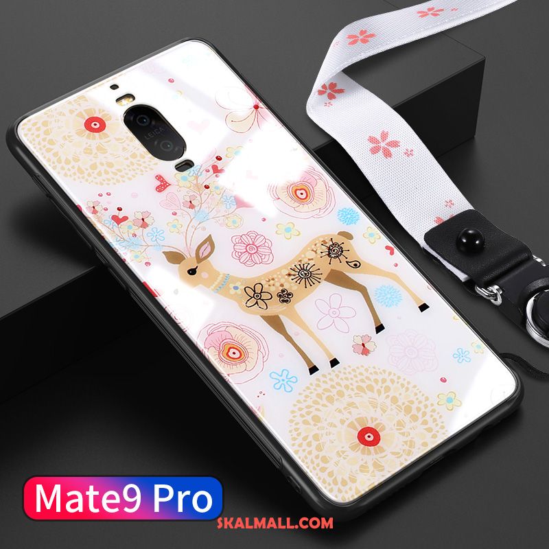 Huawei Mate 9 Pro Skal Silikon Glas Trend Varumärke Fallskydd All Inclusive Köpa
