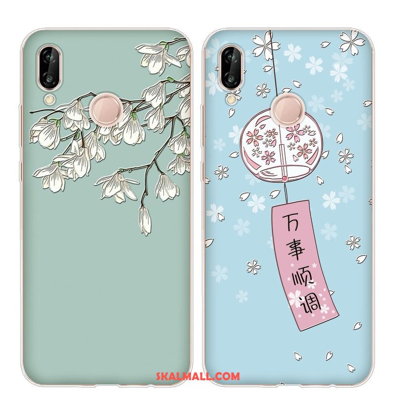 Huawei Nova 3 Skal Blommor Kreativa Silikon Kyla Fallskydd Rea