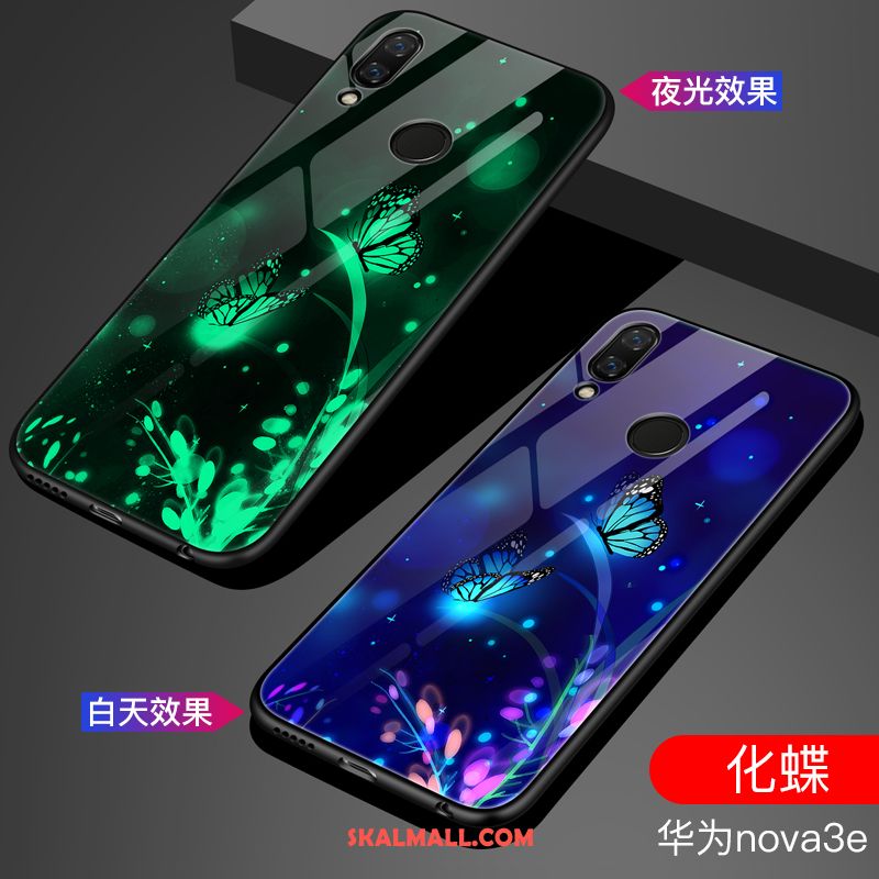 Huawei Nova 3e Skal Silikon Glas Kreativa Fallskydd Trend Fodral Köpa