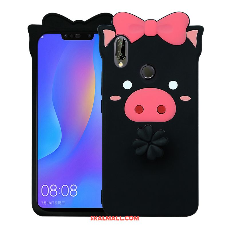 Huawei Nova 3e Skal Trend Svart Kreativa Tecknat Net Red Butik