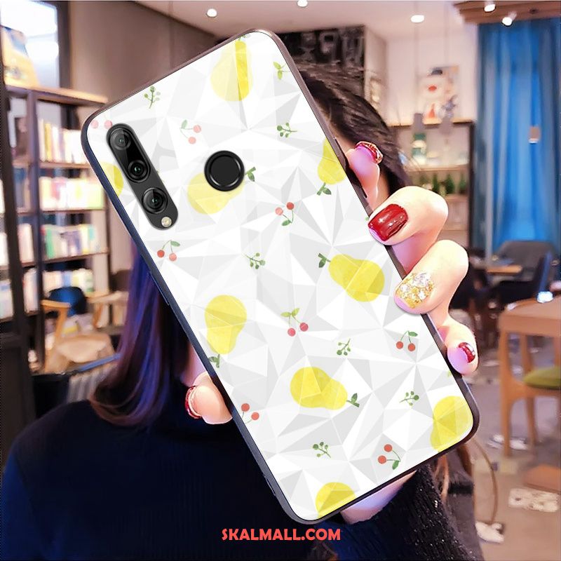 Huawei P Smart+ 2019 Skal Trend Varumärke Mönster Silikon Gul Mobil Telefon Online