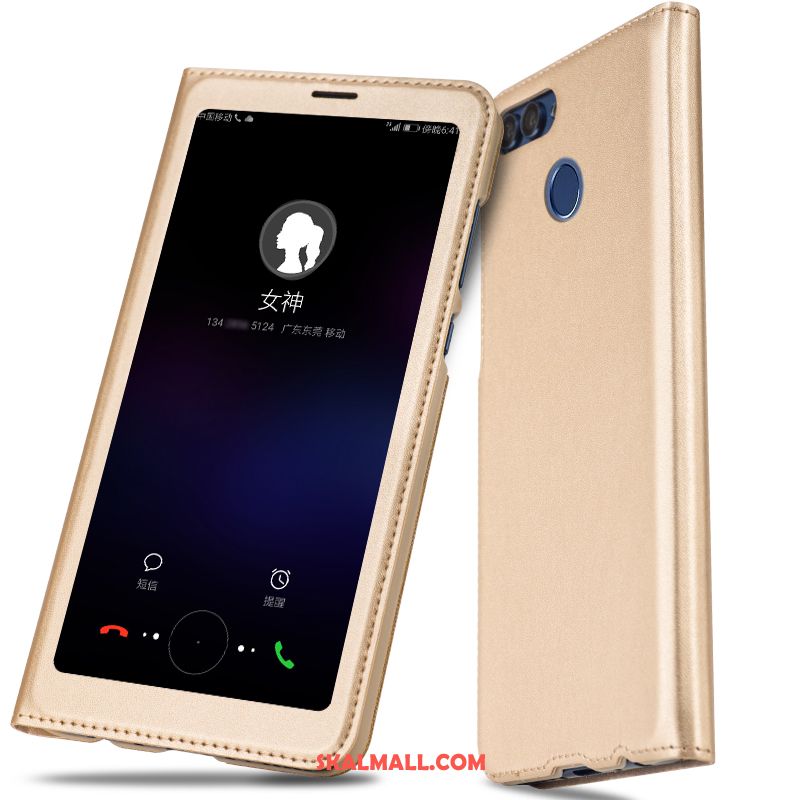 Huawei P Smart Skal Fallskydd Clamshell Guld Mobil Telefon All Inclusive Köpa