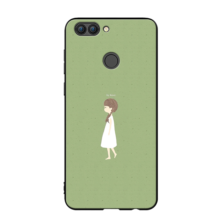 Huawei P Smart Skal Mobil Telefon Skydd Fallskydd Grön Hemming Rea
