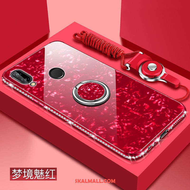 Huawei P Smart+ Skal Personlighet Mobil Telefon Ny Röd Mode Billigt