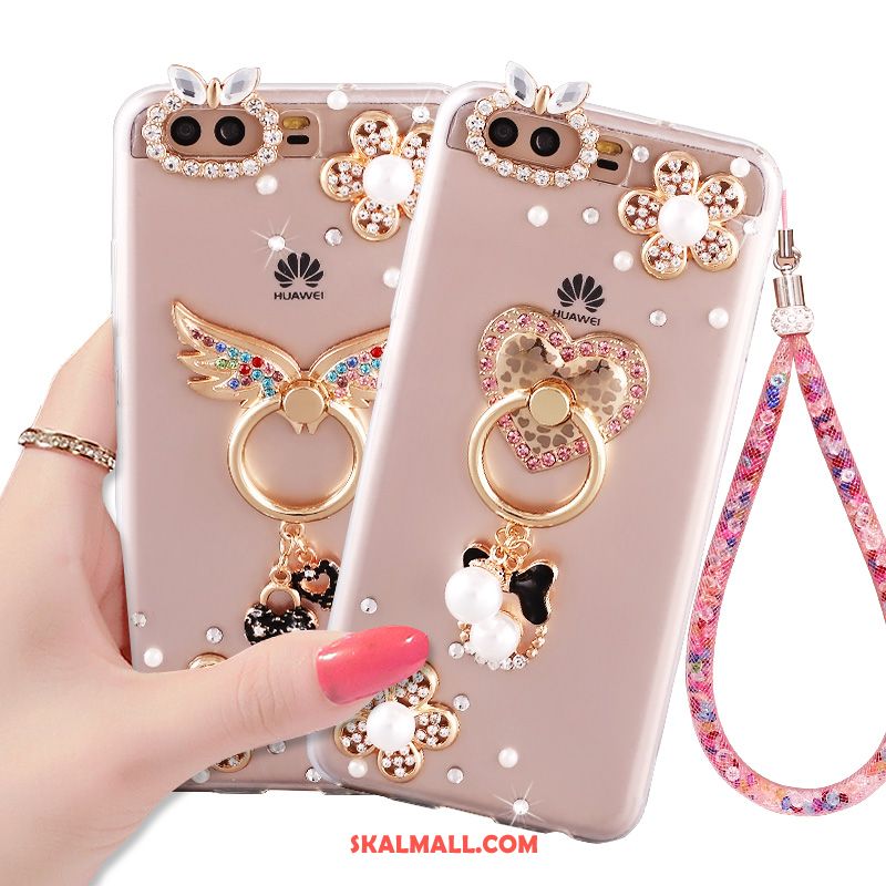 Huawei P10 Skal Skydd Mobil Telefon Strass Transparent Ring Rabatt