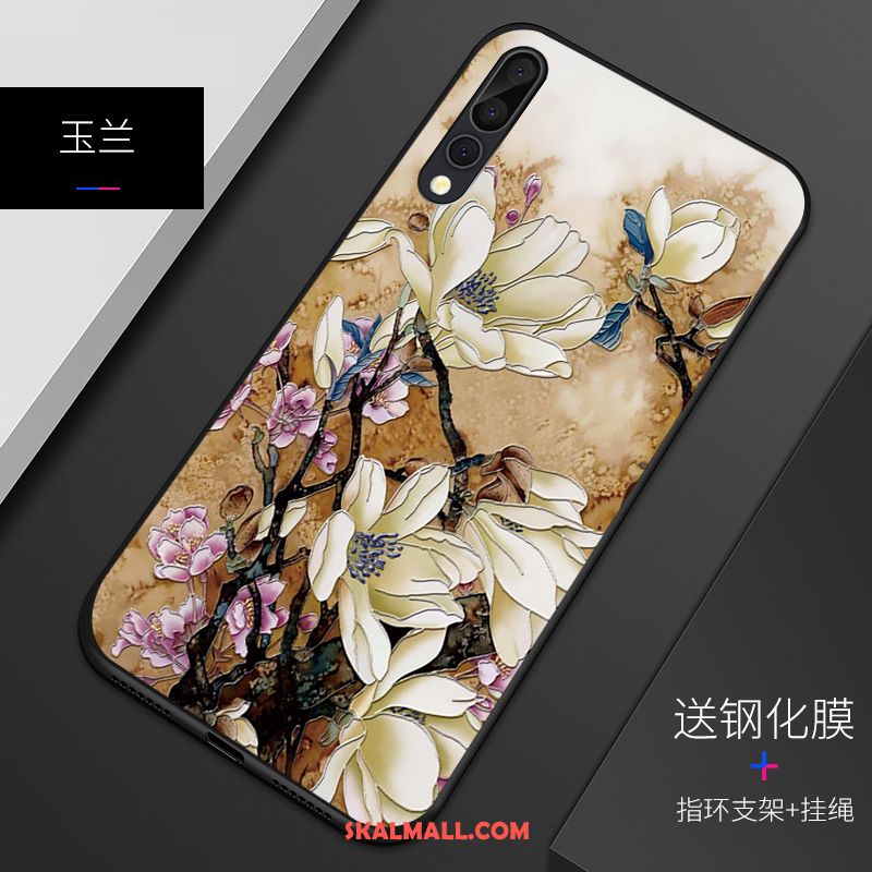 Huawei P20 Pro Skal Tunn Mobil Telefon Mjuk Nubuck Skydd Fodral Rea