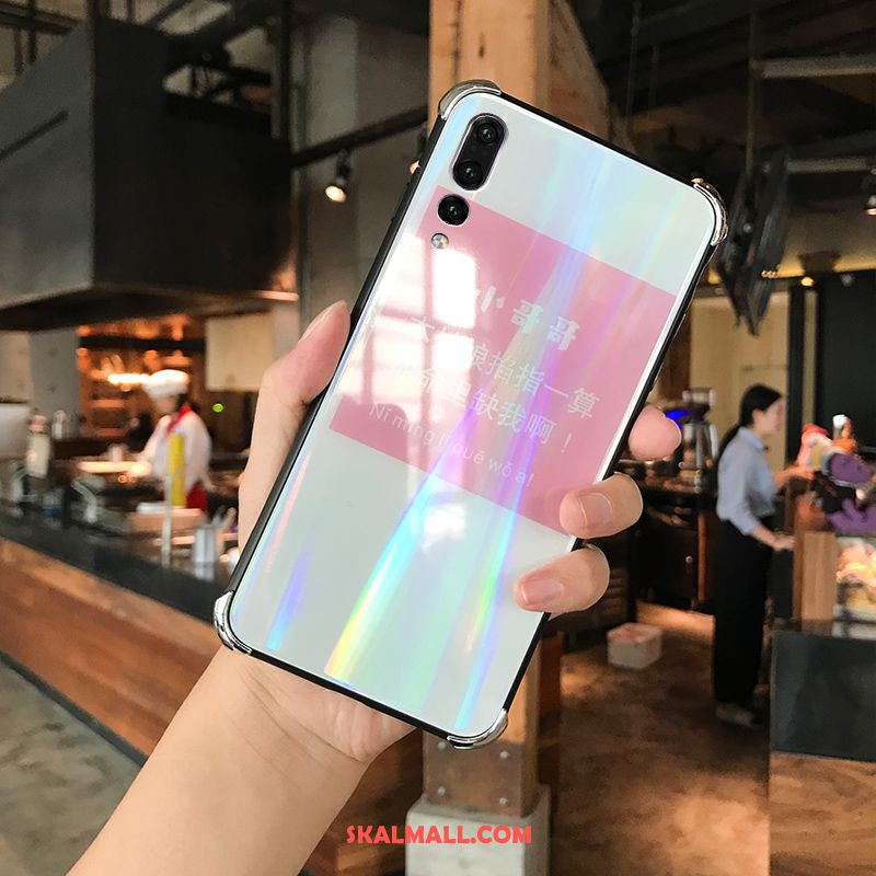 Huawei P20 Pro Skal Ungdom Kreativa Bländning Trend Varumärke Vit Billig