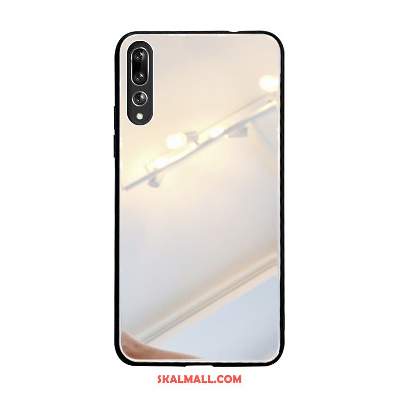Huawei P20 Skal Spegel All Inclusive Mobil Telefon Hängsmycken Härdat Glas Fodral På Nätet