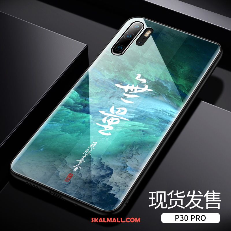 Huawei P30 Pro Skal Trend Spegel Mobil Telefon Kinesisk Stil Skydd På Nätet