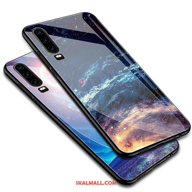 Huawei P30 Skal All Inclusive Stjärna Slim Mobil Telefon Purpur Billigt