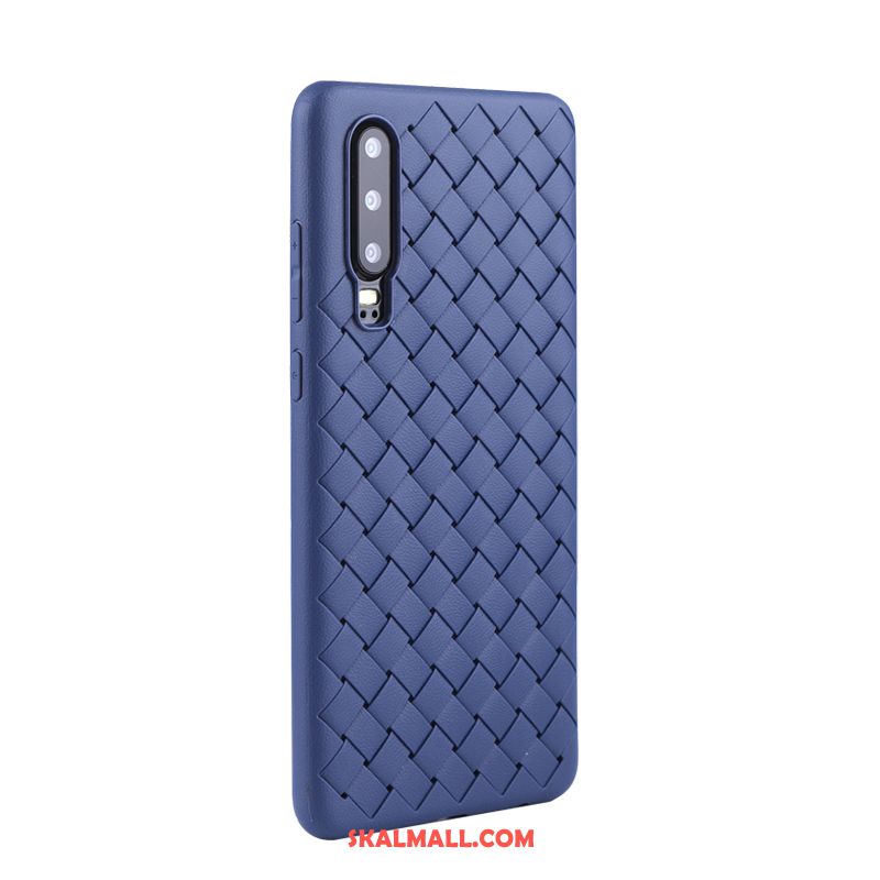 Huawei P30 Skal Mobil Telefon Trend Varumärke Silikon Blå All Inclusive Fodral Rea