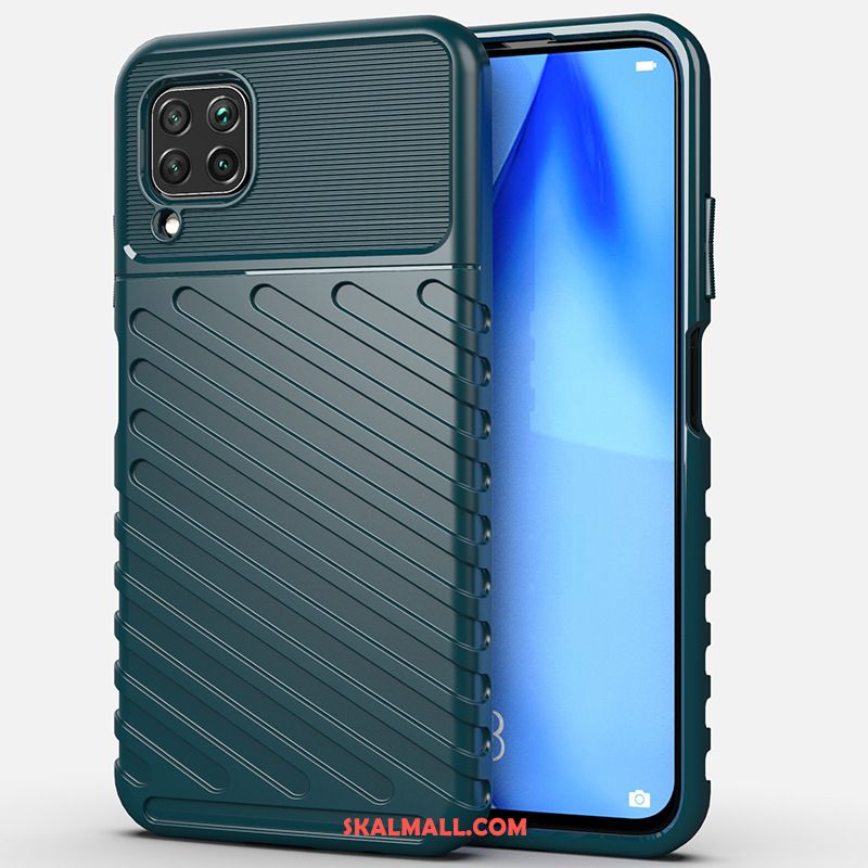 Huawei P40 Lite Skal Fallskydd Grön Mobil Telefon Bakre Omslag Silikon På Nätet