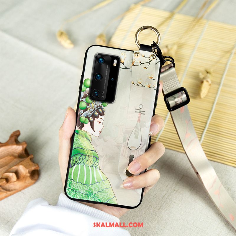 Huawei P40 Pro Skal Kinesisk Stil Mjuk All Inclusive Fallskydd Dramatik Butik