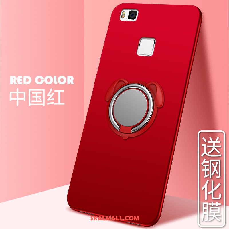 Huawei P9 Lite Skal Röd Kreativa Nubuck Trend Enkel Online