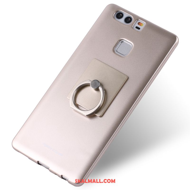 Huawei P9 Plus Skal Fallskydd Ring Silikon Trend Nubuck Billigt