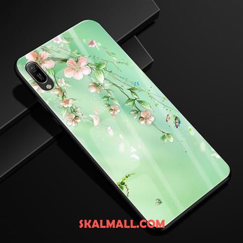 Huawei Y6 2019 Skal Kreativa Skydd Mobil Telefon Grön Glas Fodral Online