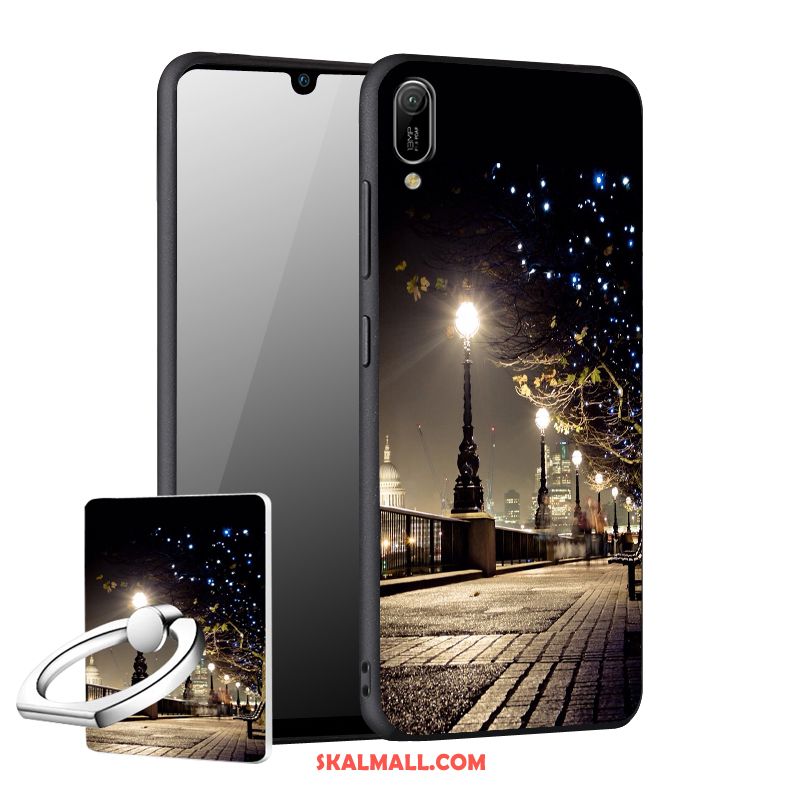 Huawei Y6 2019 Skal Skydd Kreativa Nubuck Mobil Telefon Personlighet Fodral Köpa