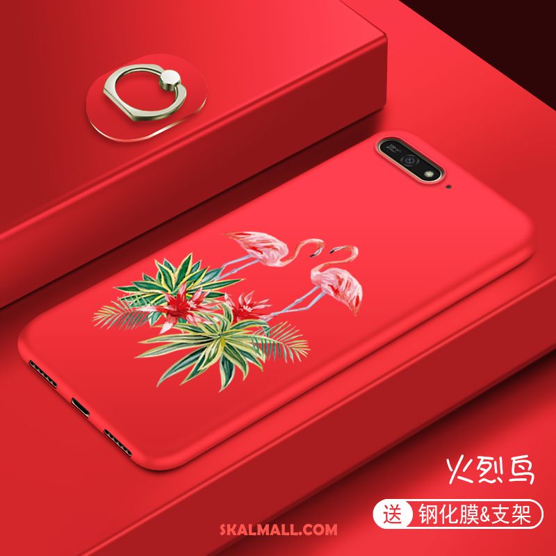 Huawei Y7 2018 Skal Kreativa Röd Cool Skydd Tecknat Till Salu