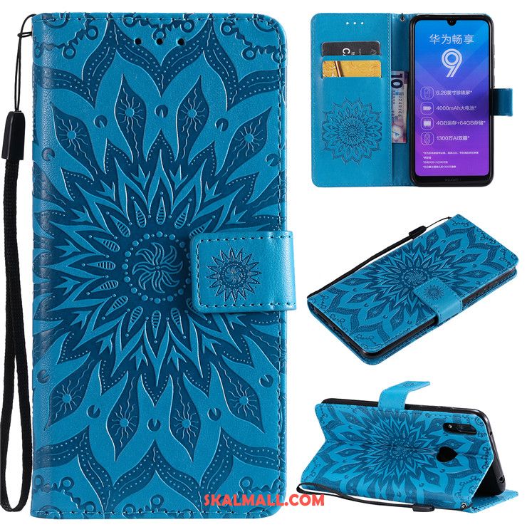 Huawei Y7 2019 Skal Clamshell Skydd Fallskydd Läderfodral All Inclusive Fodral Butik