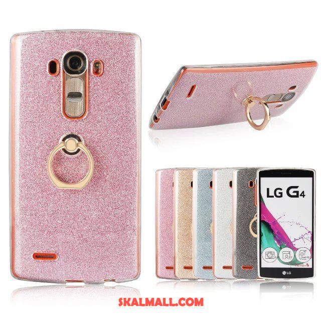 Lg G4 Skal Spänne Fallskydd Pulver Support Rosa Rea