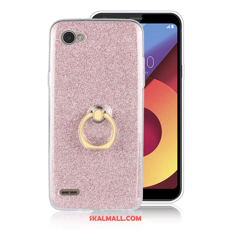 Lg Q6 Skal Ring Fallskydd Silikon Mini Rosa Fodral Rea