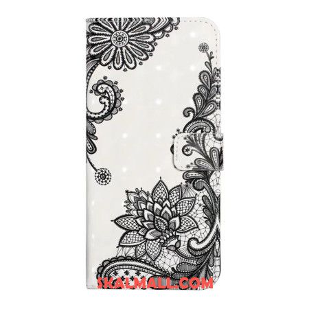 Läderfodral Xiaomi 14t Telefonfodral Spets