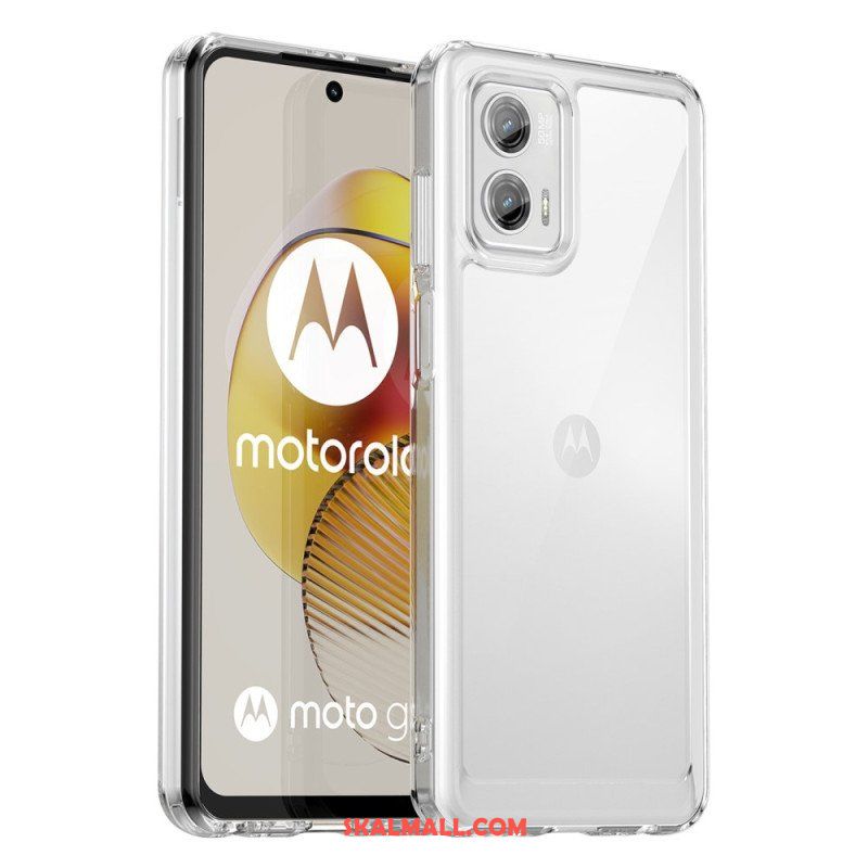 Mobilskal Moto G73 5G Transparent Hybrid