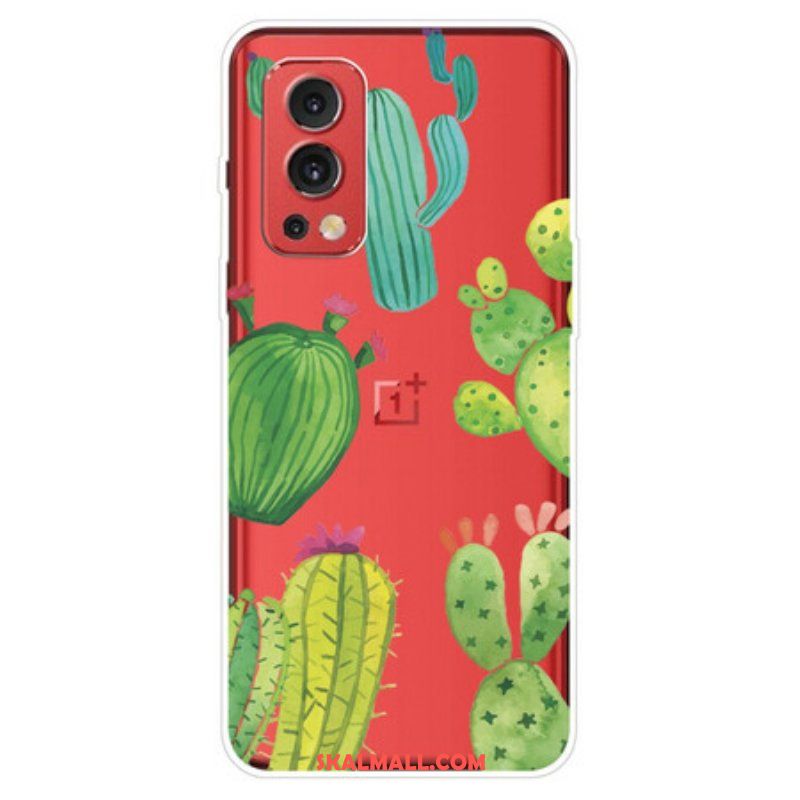 Mobilskal OnePlus Nord 2 5G Akvarell Kaktusar