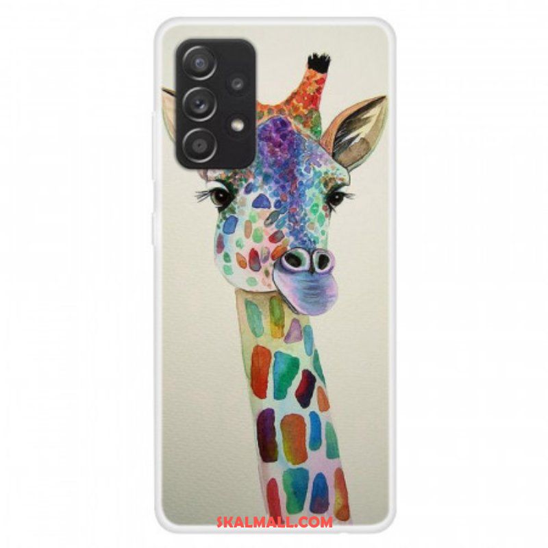 Mobilskal Samsung Galaxy A13 Färgglad Giraff