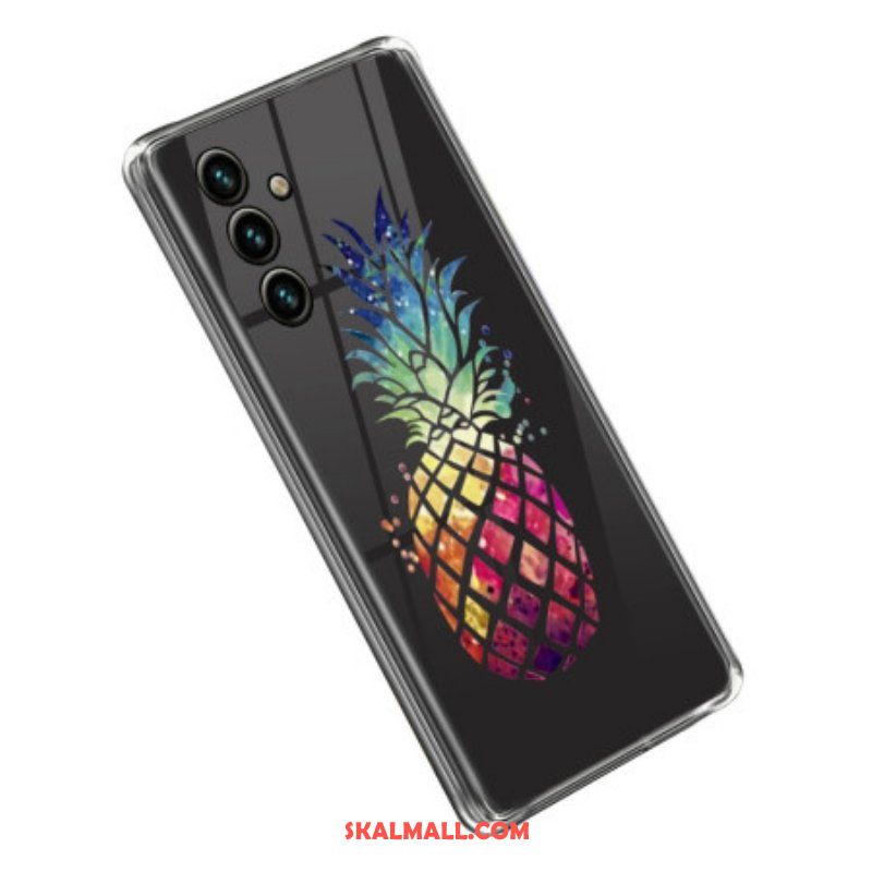 Mobilskal Samsung Galaxy A14 / A14 5G Transparent Ananas