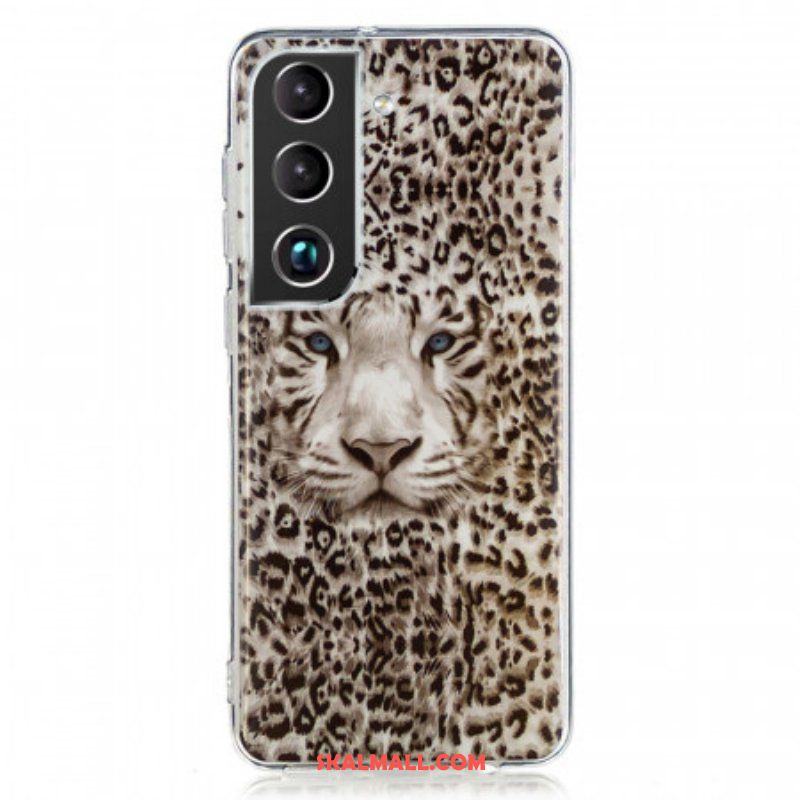 Mobilskal Samsung Galaxy S22 5G Leopard Fluorescerande