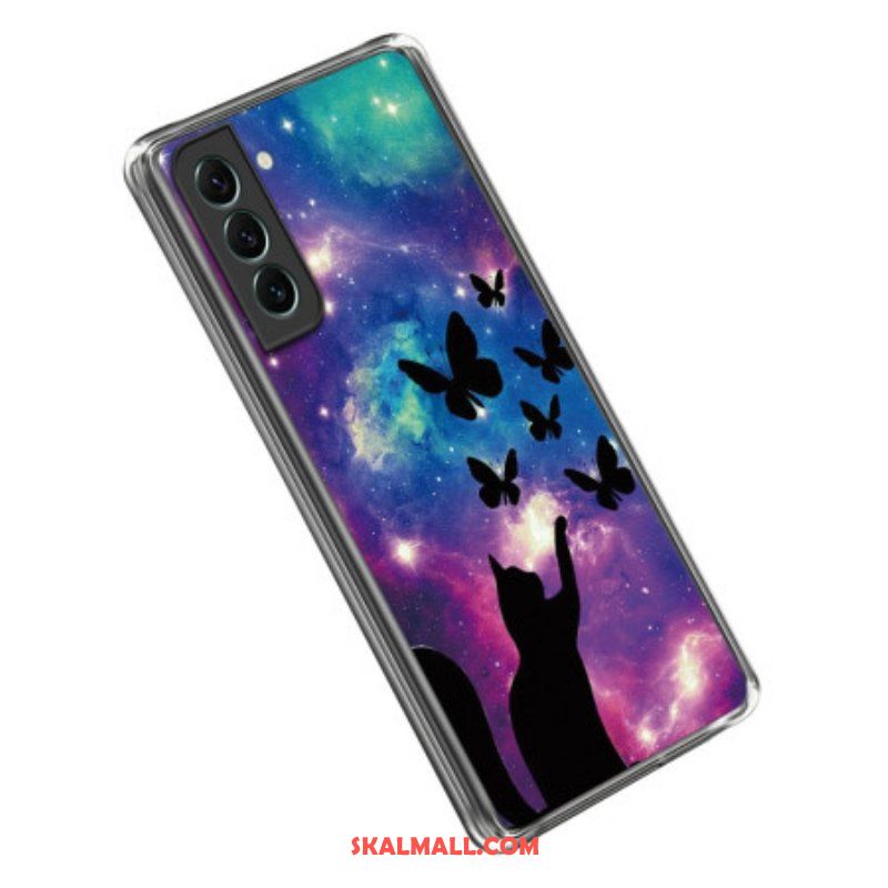 Mobilskal Samsung Galaxy S23 Plus 5G Space Cat Silikon