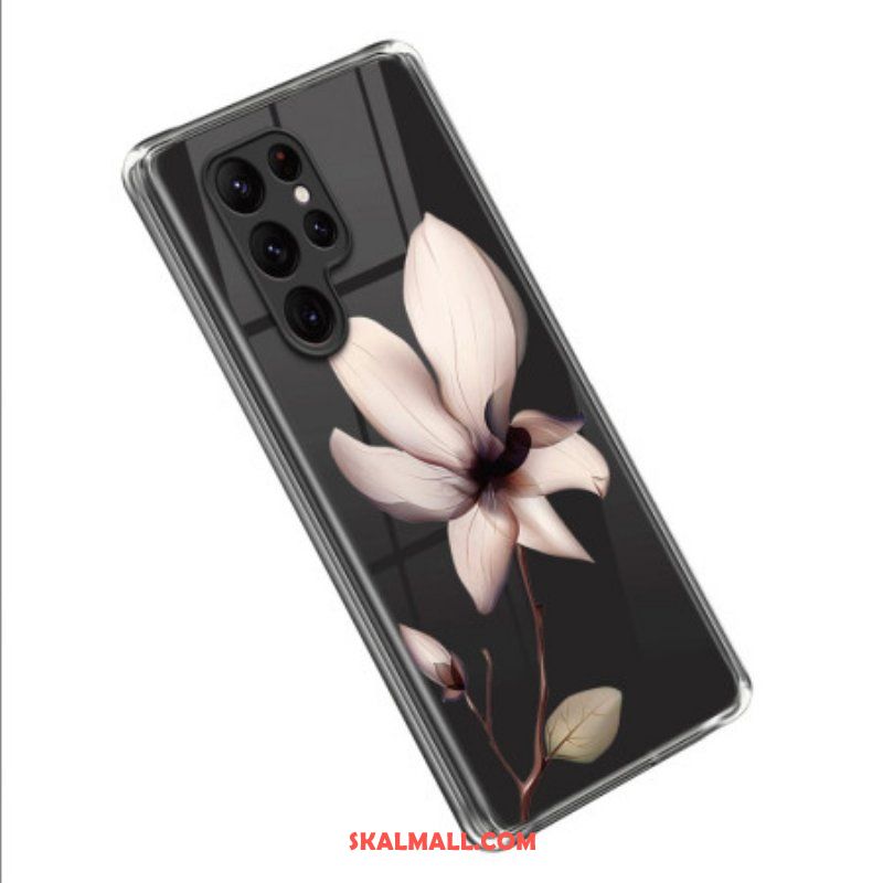 Mobilskal Samsung Galaxy S23 Ultra 5G Rosa Blomma