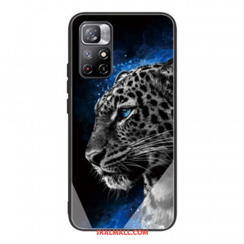 Mobilskal Xiaomi Redmi Note 11 Pro Plus 5G Feline Face Härdat Glas