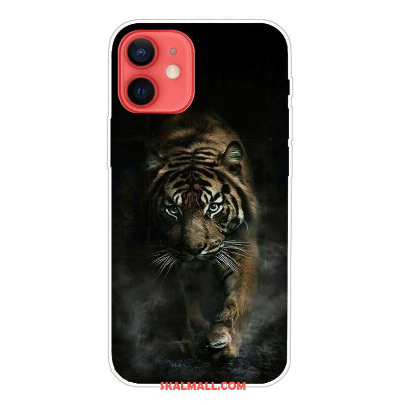 Mobilskal iPhone 13 Mini Flexibel Tiger