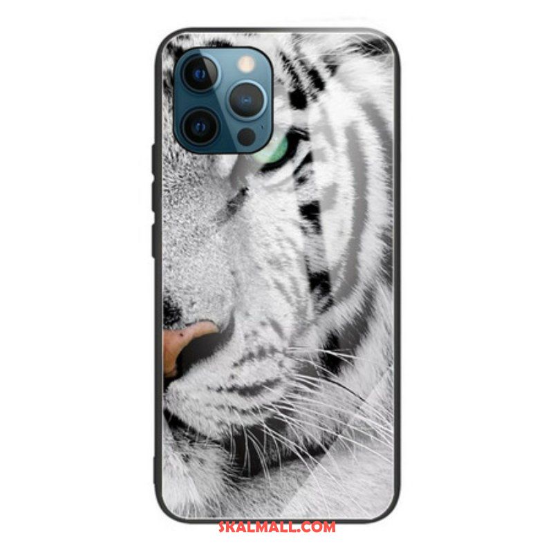 Mobilskal iPhone 13 Pro Max Tiger Härdat Glas