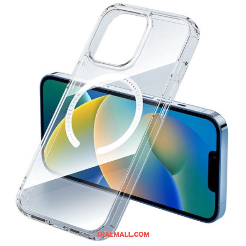 Mobilskal iPhone 14 Plus Transparent Magsafe Rook-kompatibel