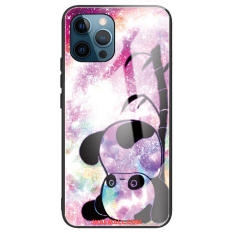 Mobilskal iPhone 14 Pro Max Panda Härdat Glas