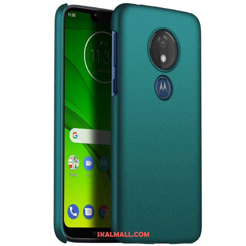 Moto G7 Power Skal Skydd Slim Grön Hård Silkeslen Online