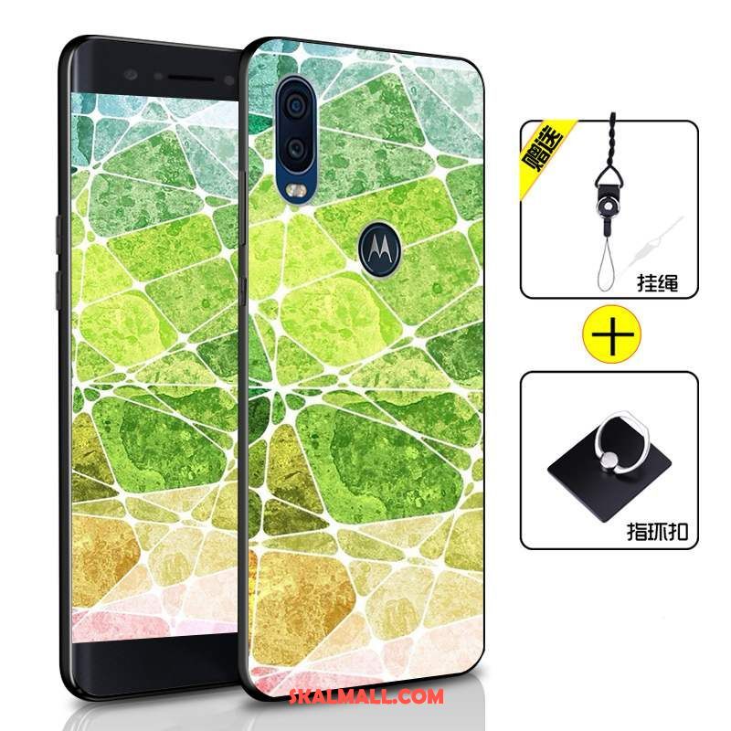 Motorola One Vision Skal Silikon Fallskydd Mobil Telefon All Inclusive Grön Butik