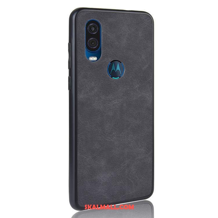 Motorola One Vision Skal Skydd Mobil Telefon Svart Fallskydd Billiga